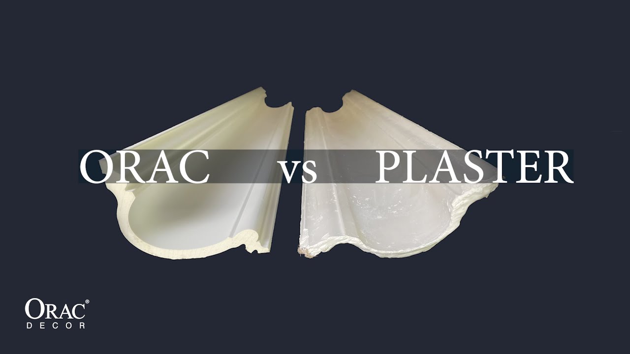 Orac mouldings versus traditional plaster