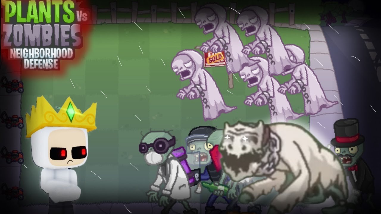 Playing PVZ Neighborhood Defense #8 LIVE