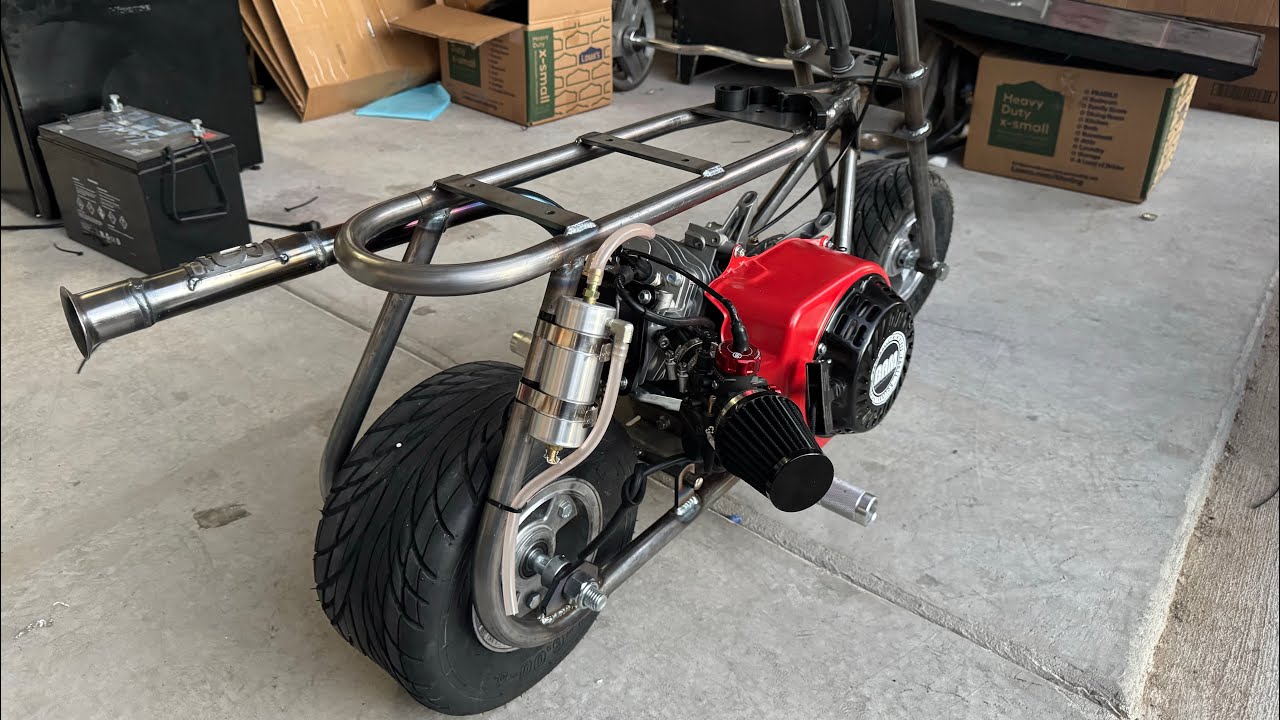 new mini bike build (custom frame)
