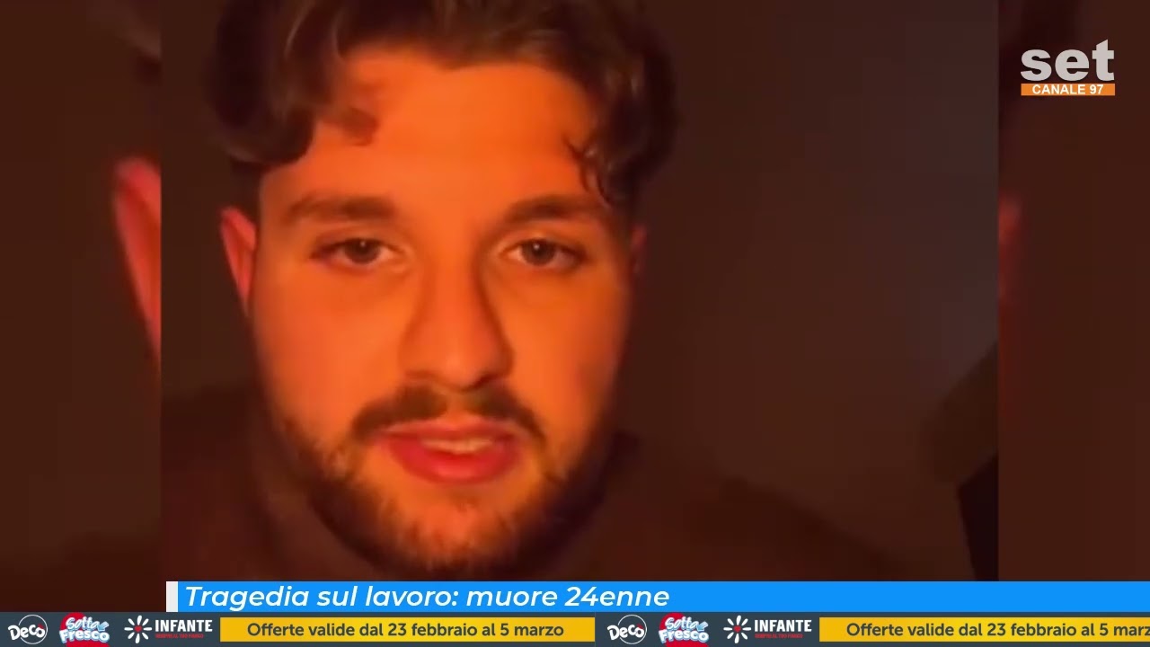 Tragedia sul lavoro: muore 24enne