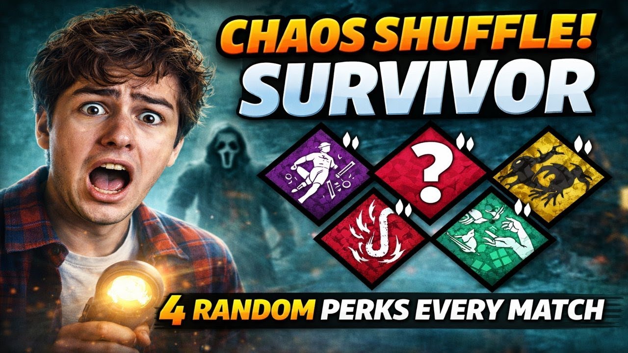 Dead by Daylight Chaos Shuffle Survivor 🔥 | 4 Random Perks Every Match 💀 | Live DBD