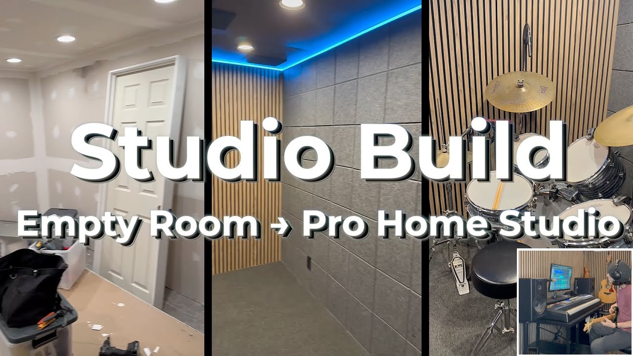 DIY Music Studio Build: From a Empty Room to a Pro Recording Space
