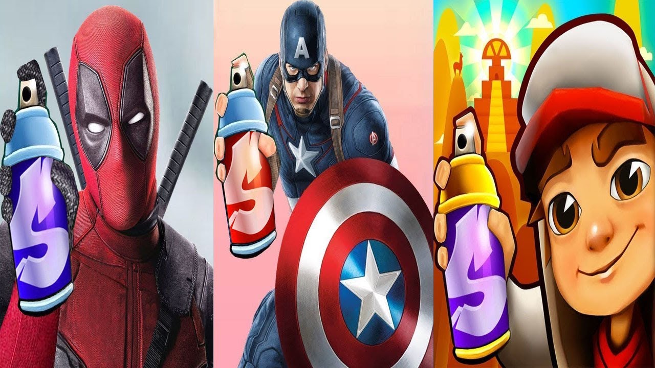 Subway Surfers Peru 2020 TRICKY vs Captain America vs Spider Dead Pool Hero Run Gameplay HD