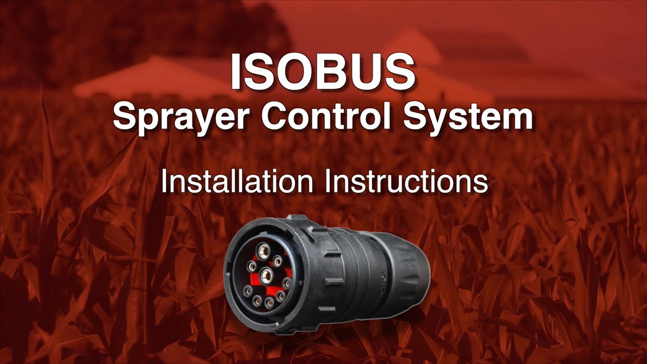 ISOBUS Sprayer Installation