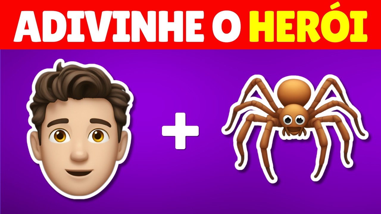 🦸‍♀️ Adivinhe o Super-herói pelos Emojis 🦾🔥 | 35 Rodadas Épicas de Puro Desafio! | Quiz Espacial