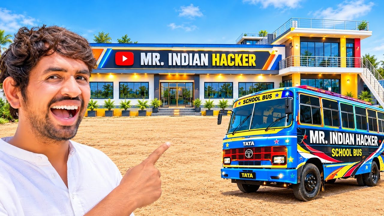 Finally...Mr Indian Hacker Studio And School Bus Renovate 🤩 | 100 % Real 