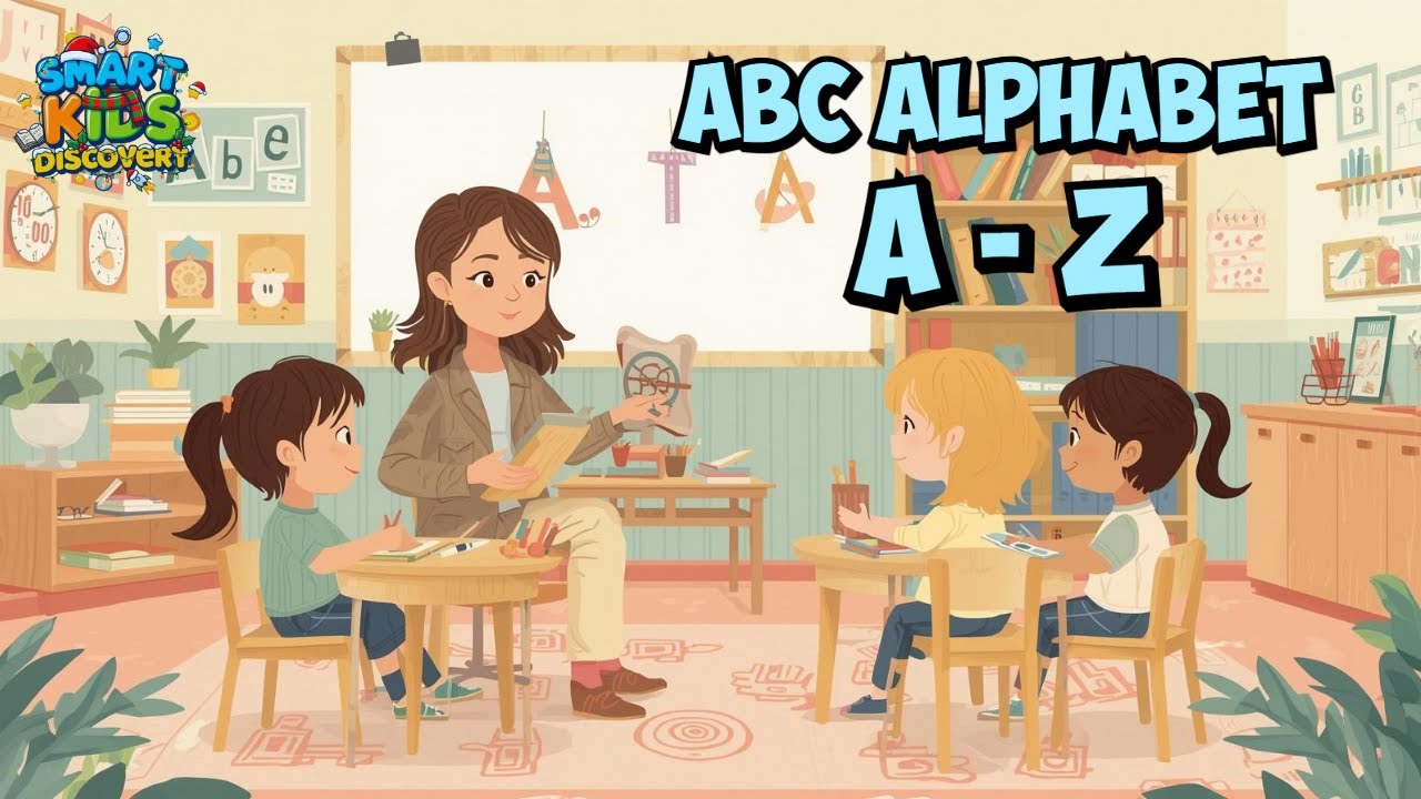 🔤 ABC ALPHABET LOOP | Learn Letters A to Z for Kids (30 Minutes)