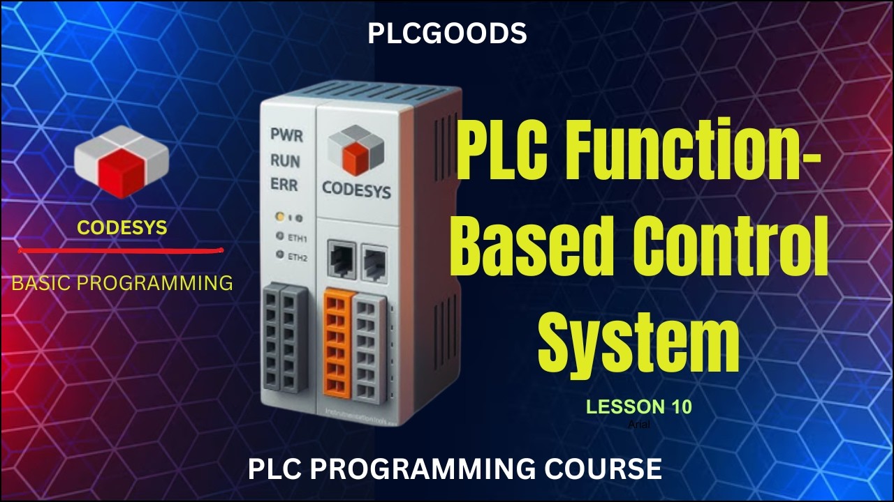 ✅ CODESYS Ladder Logic Function Tutorial | Factory IO Water Tank Control Project | Lesson 10