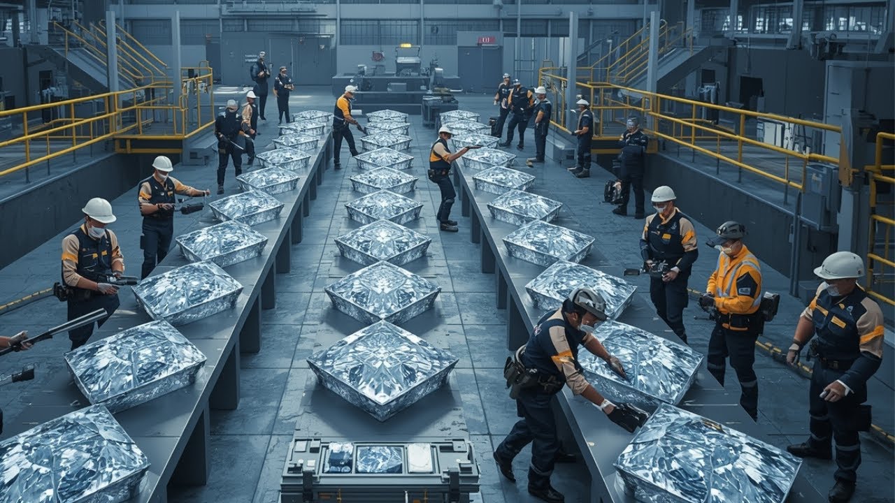 Inside the White Diamond Factory: From Rough Stone to Brilliant Cut (Full Process)