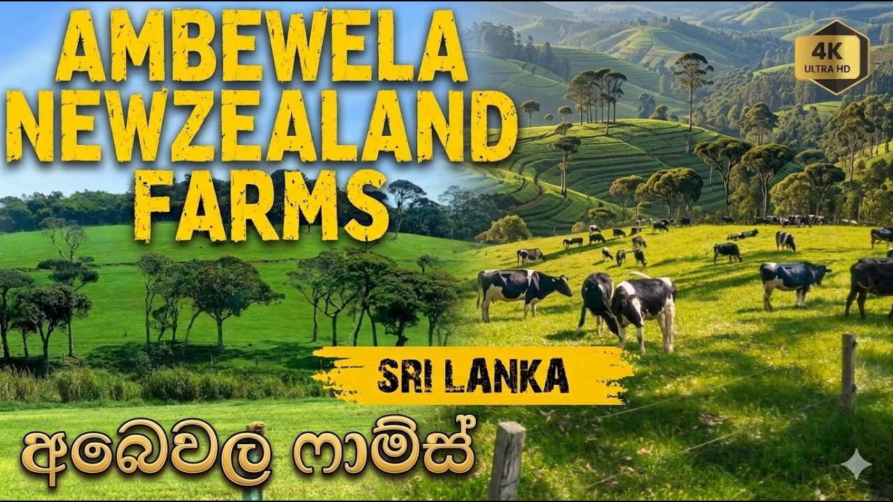 Ambewela New zealand Farms Sri Lanka【4K】|  අබේවල ෆාම්ස්
