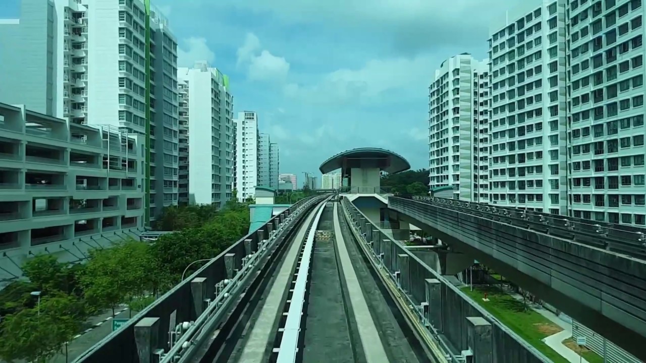 Punggol LRT East Loop ACW bound full ride (December 2016)