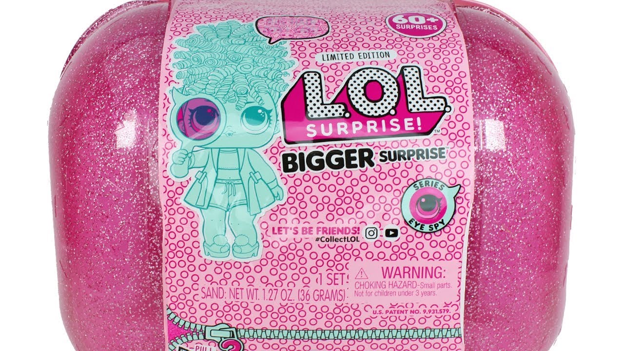 LOL Surprise Bigger Surprise Eye Spy Series Unboxing Toy Review