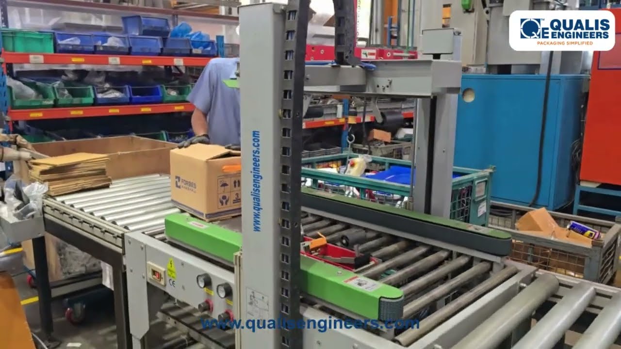 Random Size Case Sealing and Strapping Automation Line