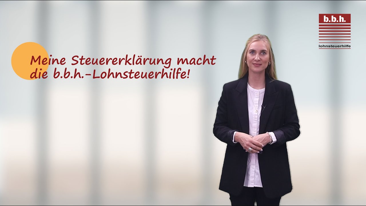 Meine Steuererkl&auml;rung macht die b.b.h. Lohnsteuerhilfe - 27.09.2024