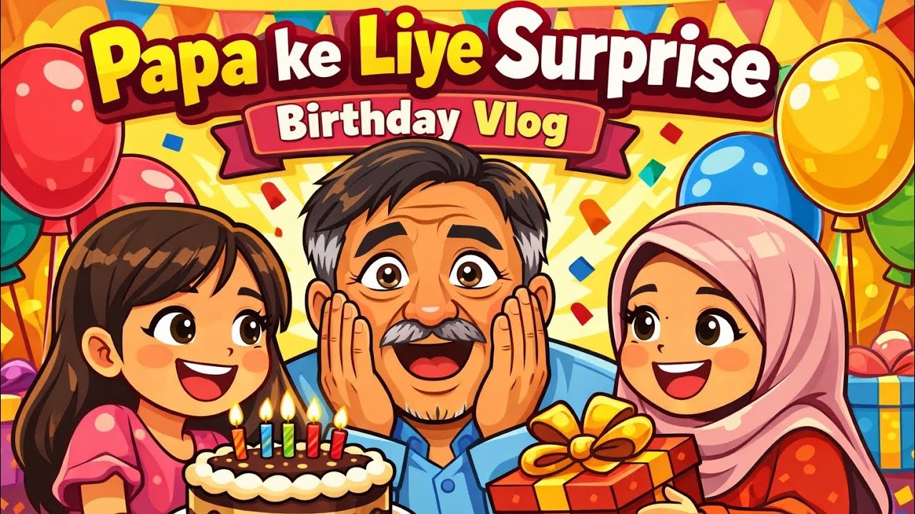 Papa Birthday Special 🎉 | Do Bachiyon ka Surprise|| @Eshalkhan638 
