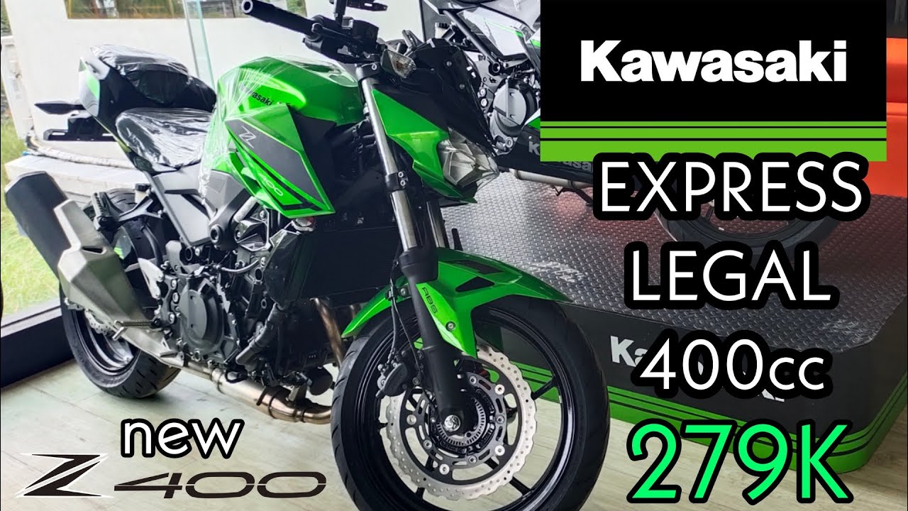 Pinaka Sikat na Sports Naked Big Bike Kawasaki Z400  2023 Price and Specs   Features