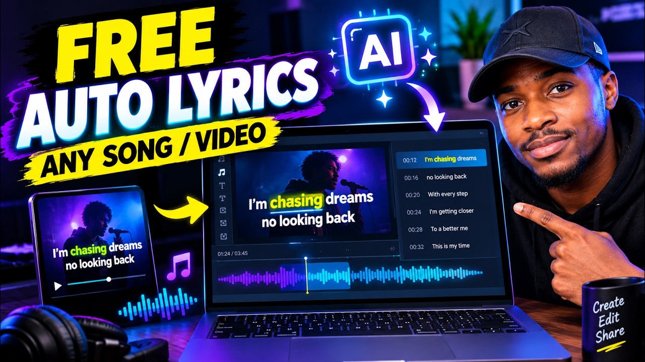 How to Create FREE Automatic Lyrics in VirtualDJ 🎤 | No Manual Typing!