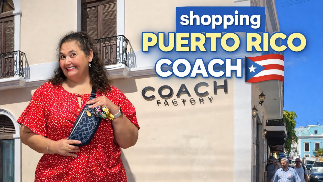 Shopping Coach Outlet in San Juan Puerto Rico 🇵🇷 | New Denim Drop Finds
