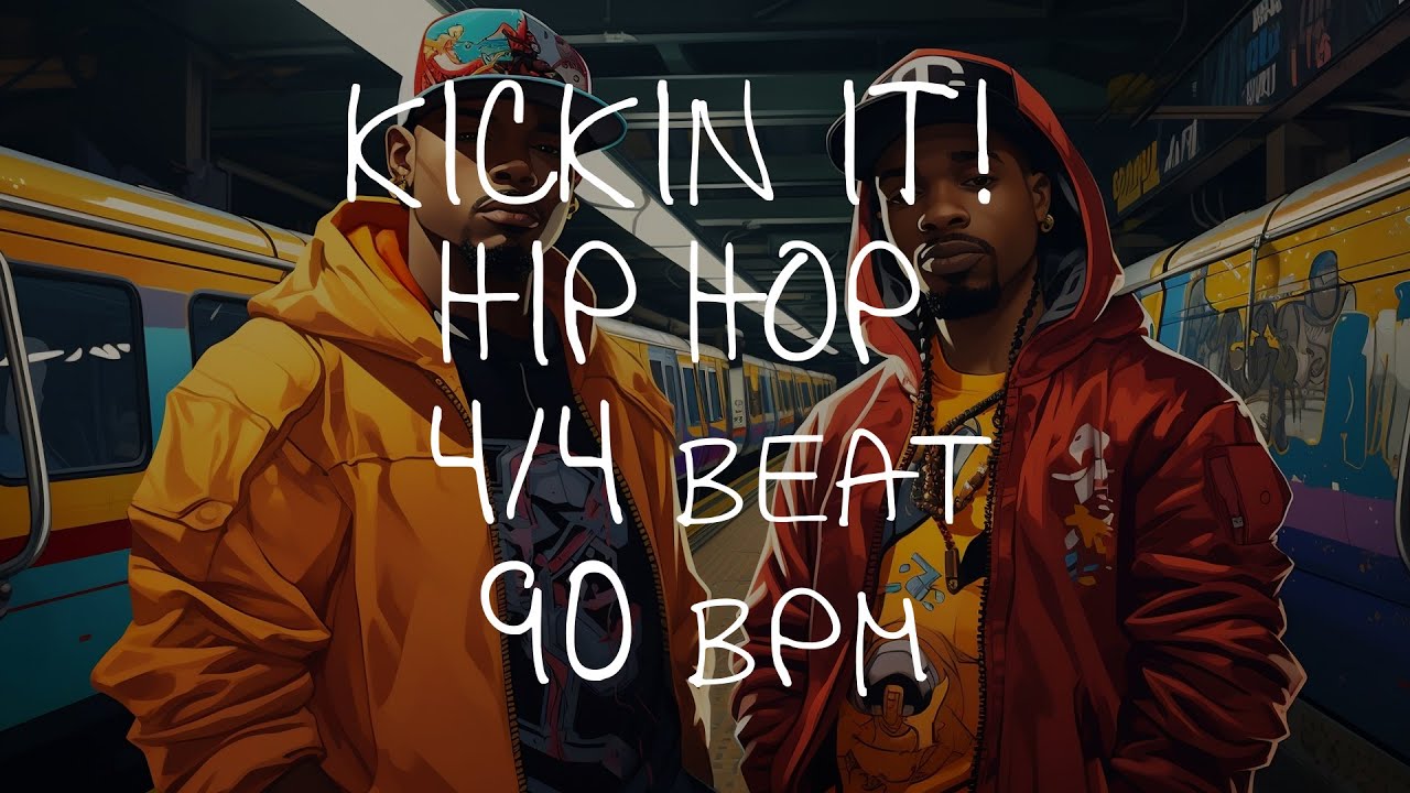 4/4 Drum Beat - 90 BPM - HIP HOP - KICKIN IT