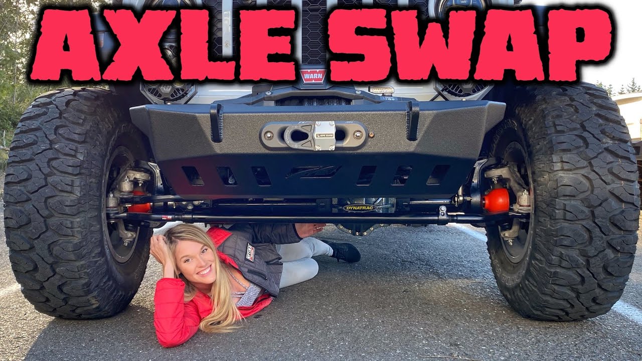 DYNATRAC AXLE SWAP for the 2020 Jeep Gladiator!
