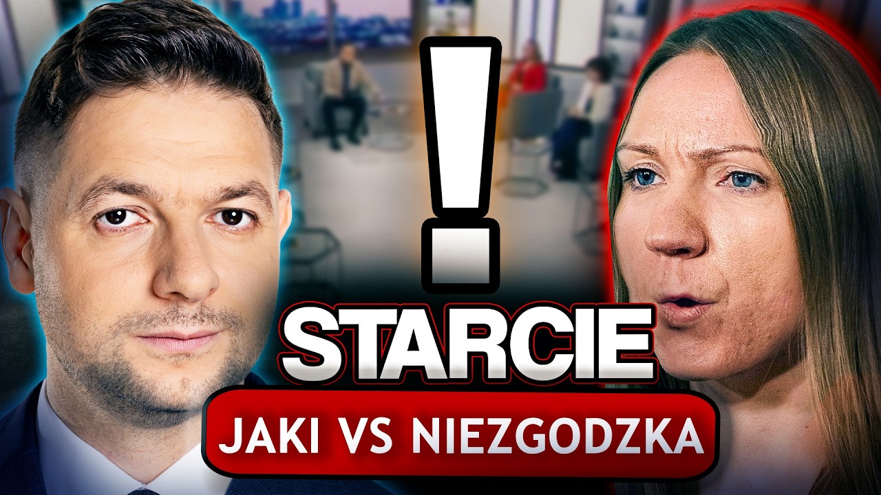 AWANTURA W TELEWIZJI - JAKI MIAŻDŻY POSŁANKĘ KO
