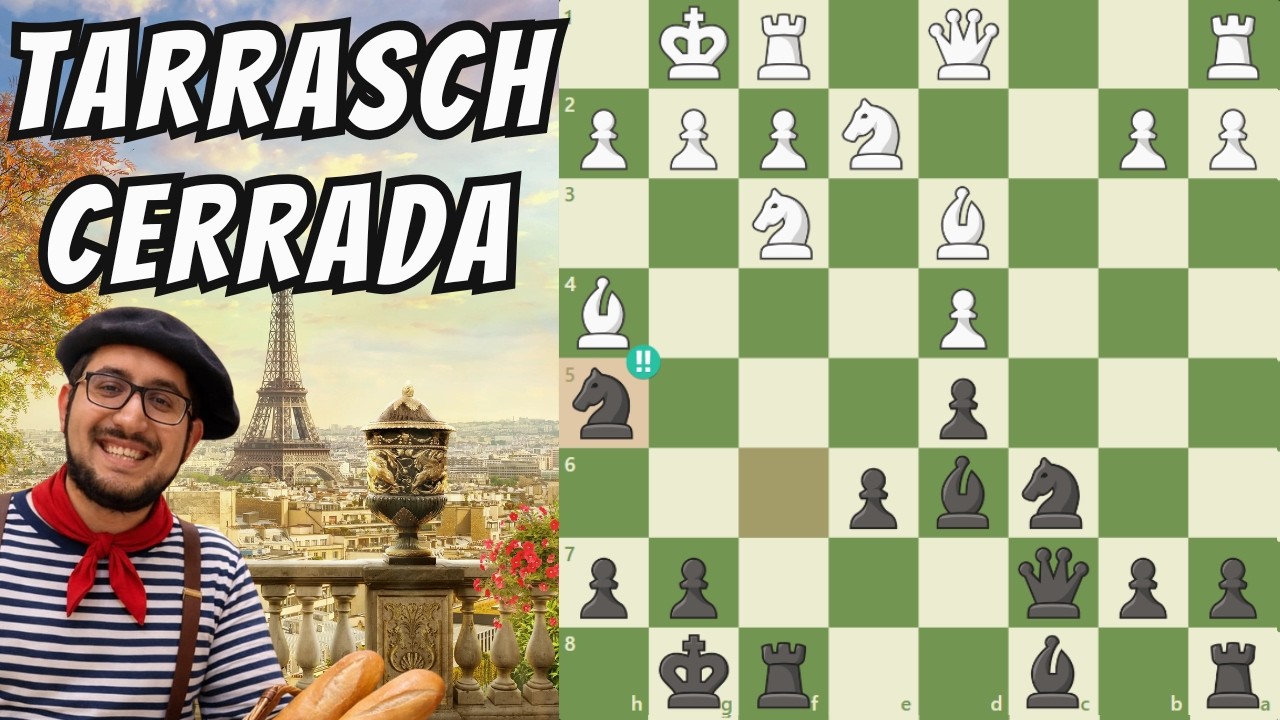 Defensa Francesa, Parte 8, Tarrasch cerrada!