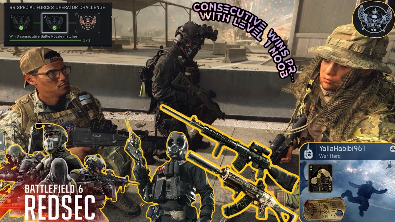 Battlefield 6 | REDSEC Consecutive Wins With Our Level 1 Friend From The Virgin Islands !