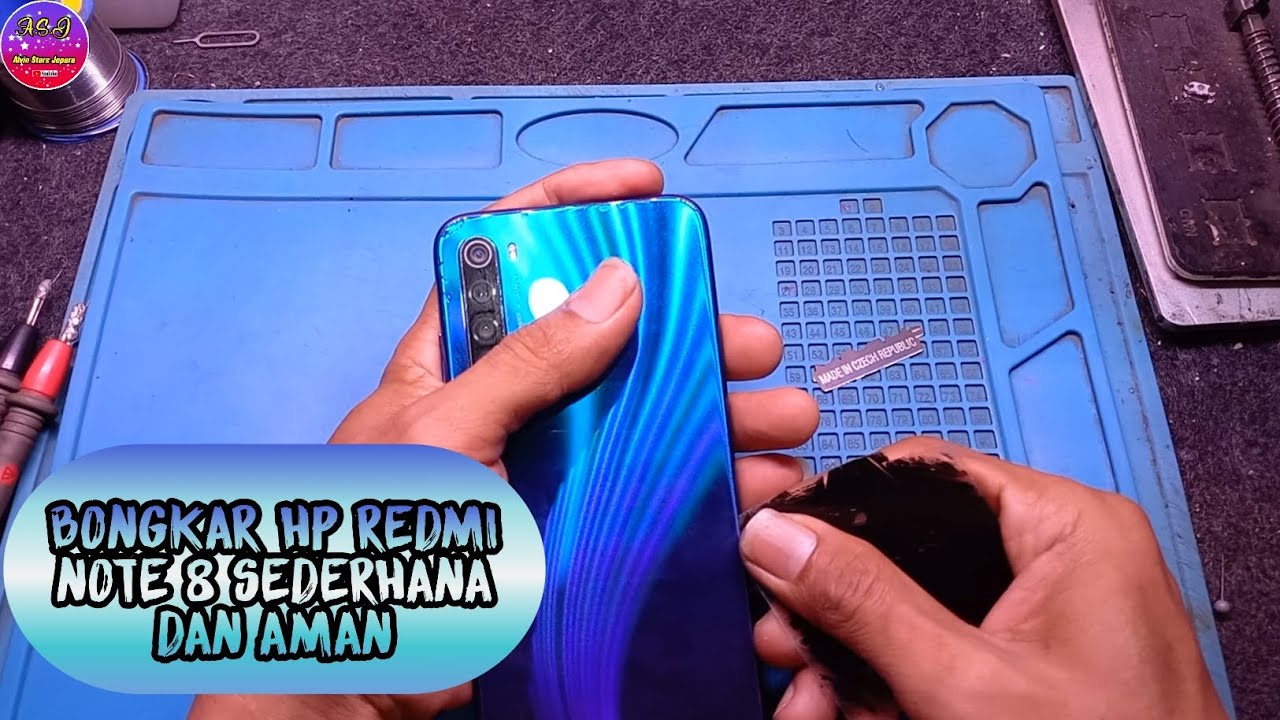 CARA BONGKAR HP REDMI NOTE 8 SEDERHANA DAN AMAN‼️