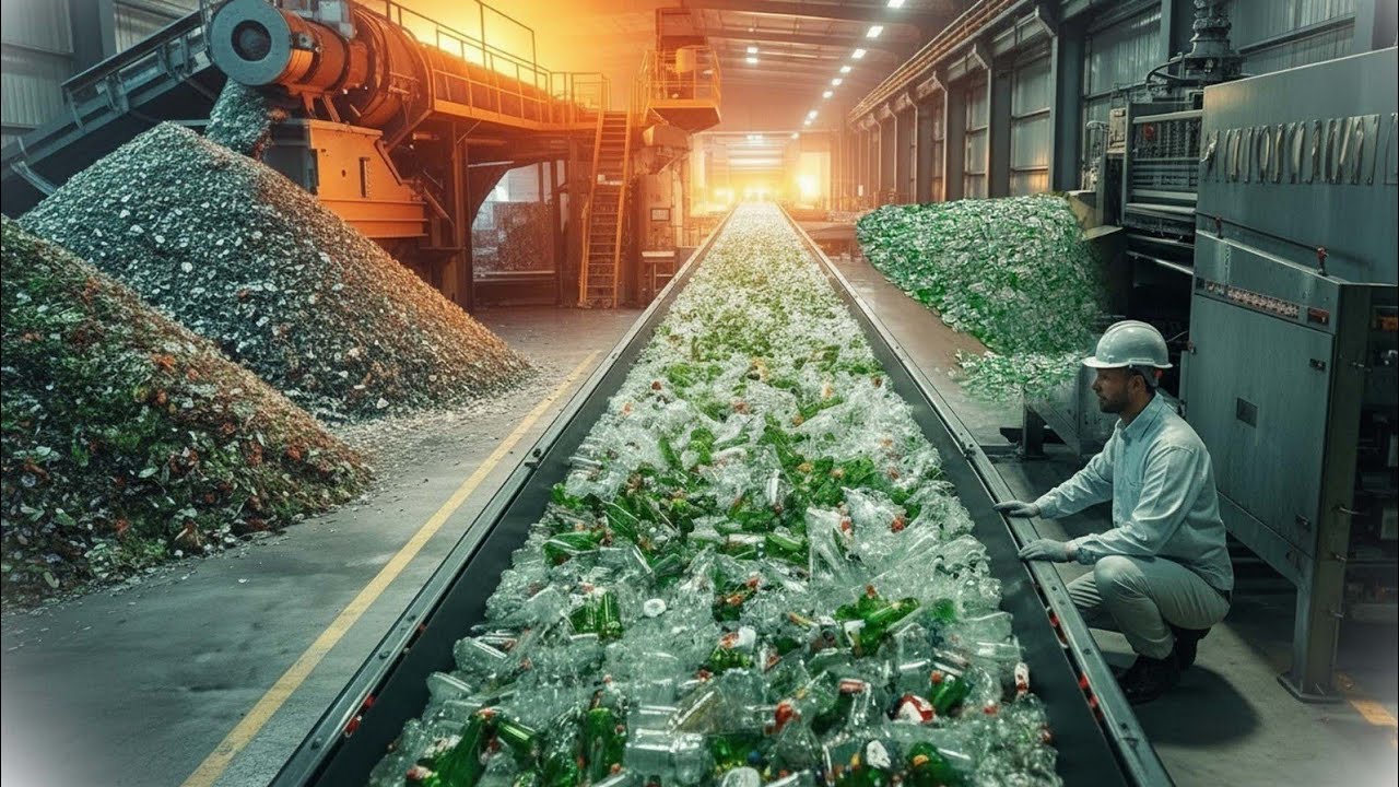 The MASSIVE Glass Recycling Line That's Changing The World