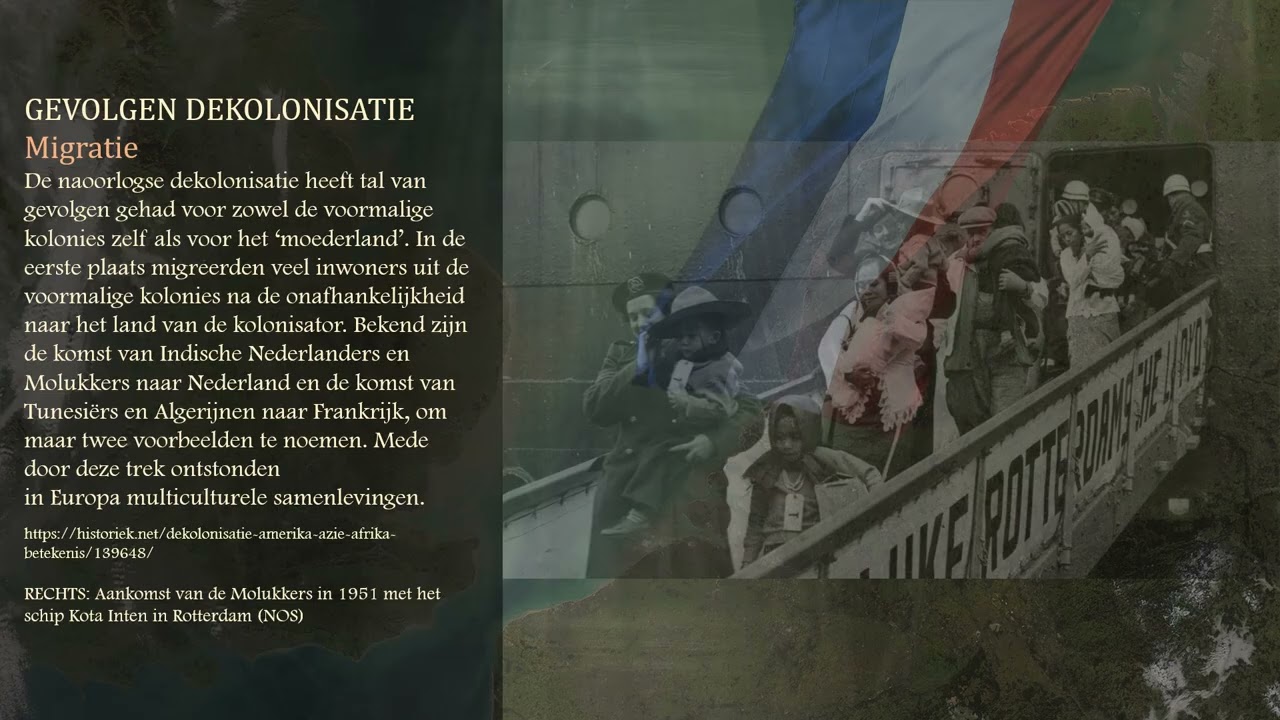 Dekolonisatie en migratie - HC Nederland 1948-2008