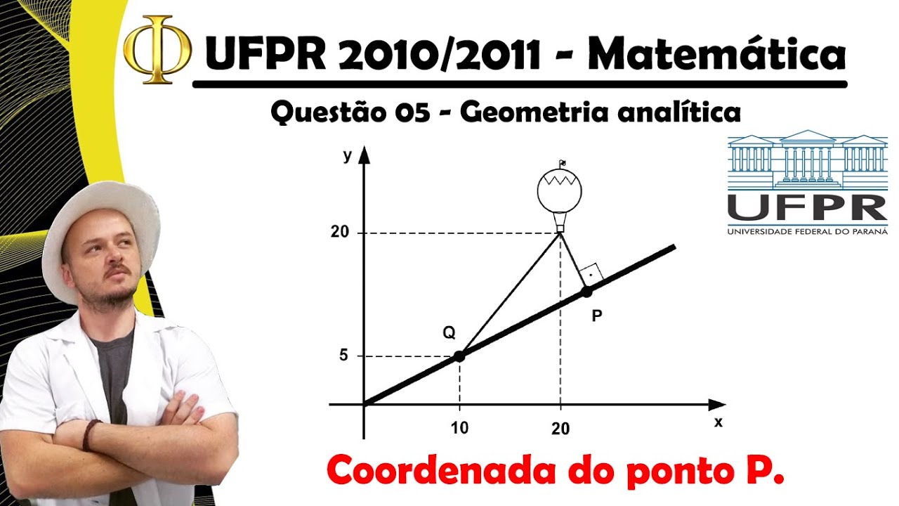 UFPR 2011 - Matemática - Questão 05 - Geometria analítica.