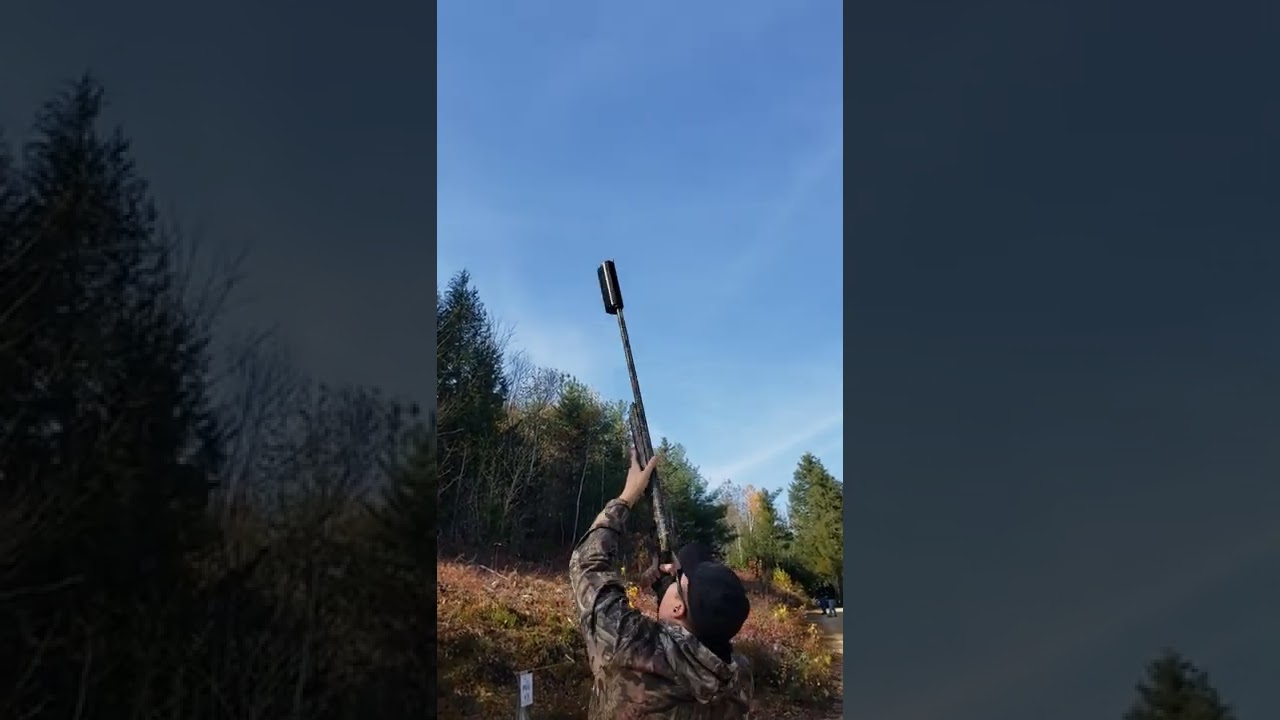 Anthony shooting a Remington Versa Max with the Silenerco Salvo suppressor
