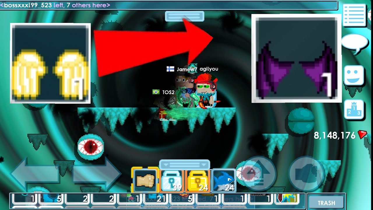 MAKING Nightmare Devil Wings! ( Sacrifice GOLDEN ANGELS! ) OMG - Growtopia