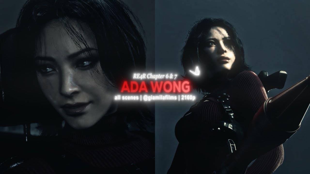 Ada Wong (RE4R) ch 6-7 scenepack | 2160p
