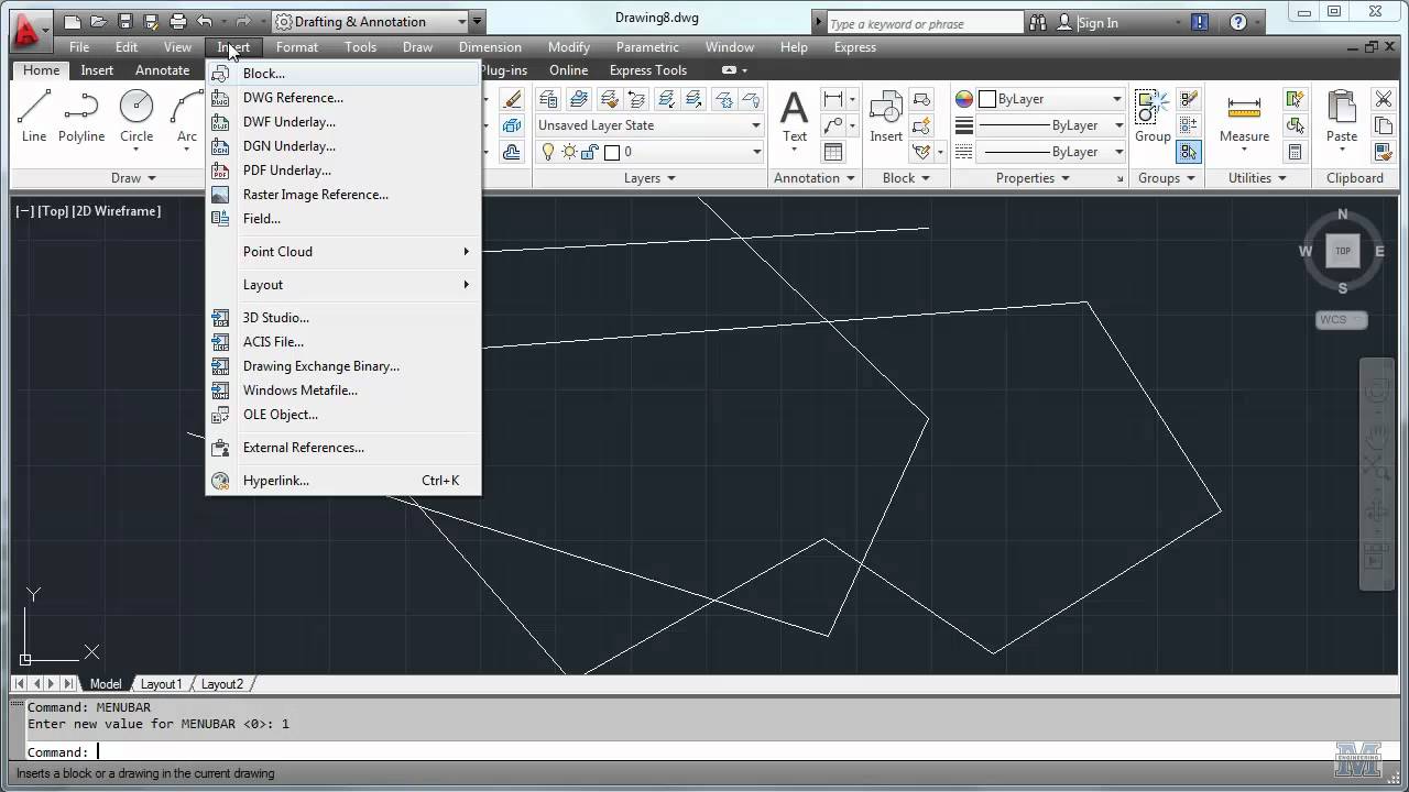 AutoCAD 01 — начало работы (CIE 101, Графика для гражданского строительства)