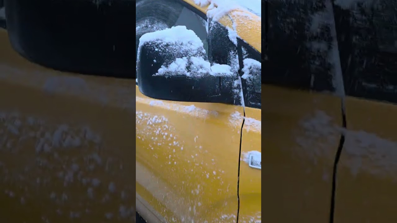 Snow around  my work place korea  