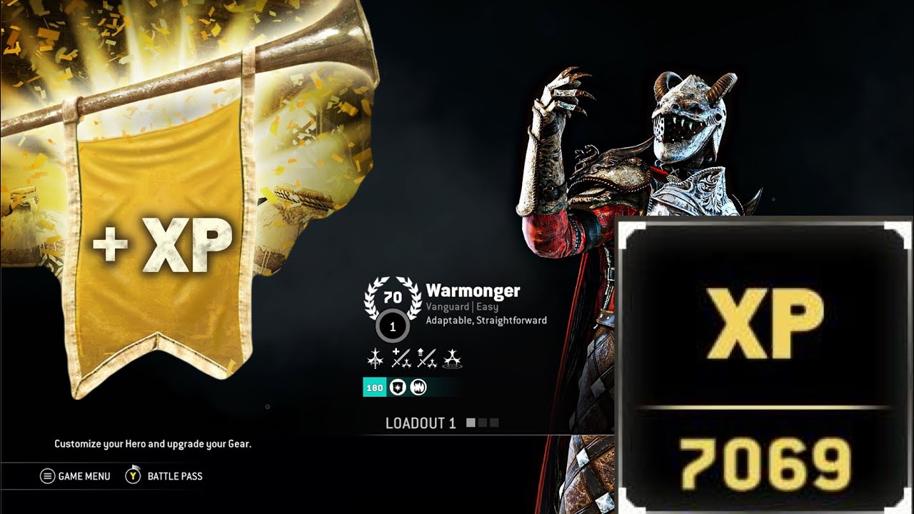 FOR HONOR - How To Get 70 Reps In Under 30 Days!!! Get XP Fast!