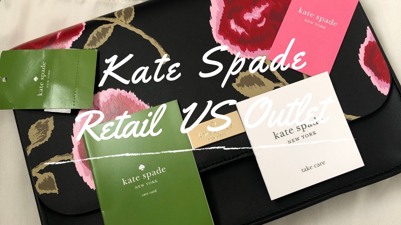 How to identify if your Kate Spade bag is from the Retail or Outlet feat. Kate Spade Retail Items