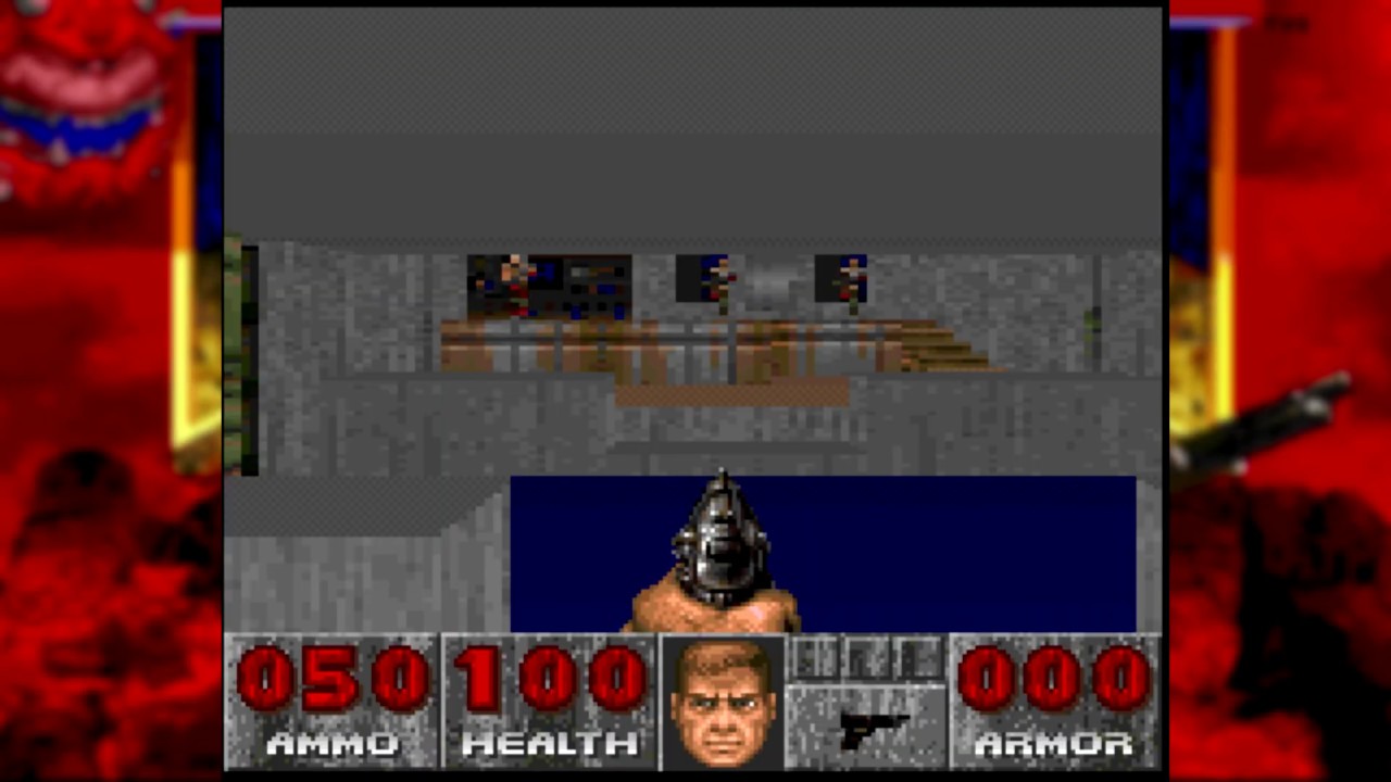 Doom 2 SNES - Map02 - The Underhalls (Rom Hack)