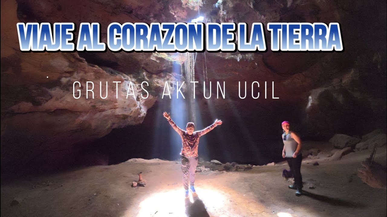 AVENTURA SUBTERRANEA EXPLORANDO LAS GRUTAS DE AKTUN USIL EN YUCATAN VIAJANDO CON VALENCIA