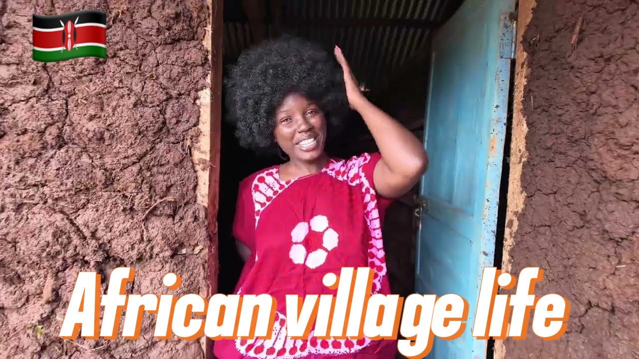 African Village Transformation: Mud House Construction and Cooking in K