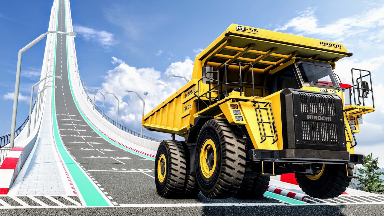 Big Ramp Car Jumps #7 – BeamNG Drive | CrashBoomPunk
