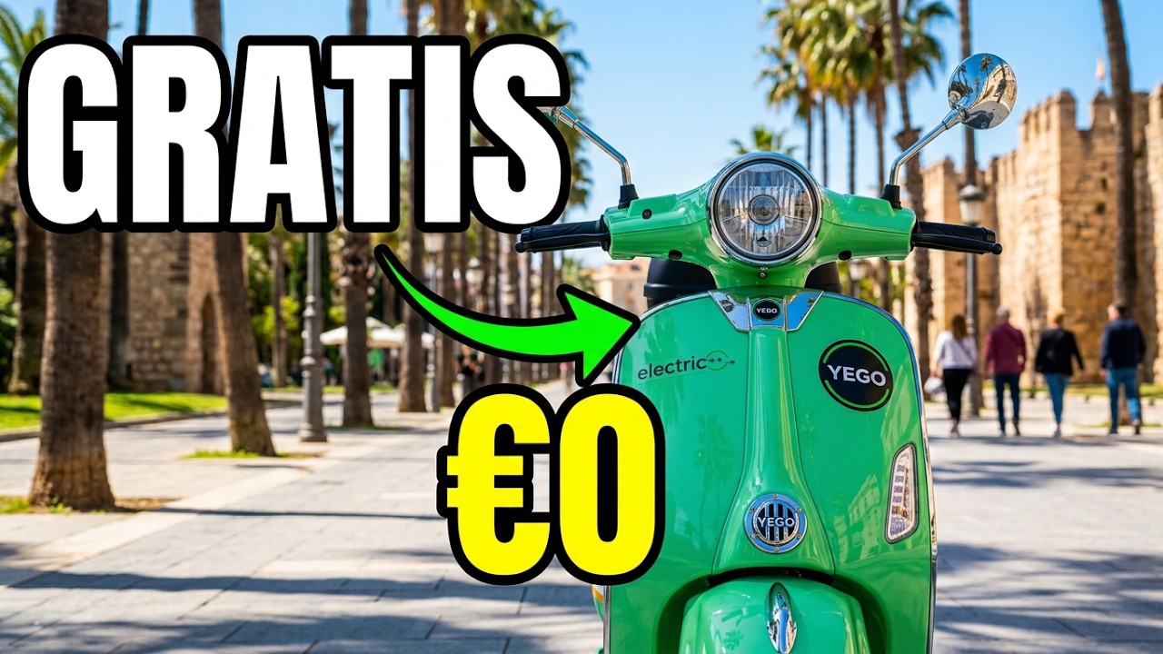 REGALO DE 5€ 310U6CN7DX , Moto de alquiler eléctrica,YEGO por Málaga #Yego #malaga #YEGOMobility