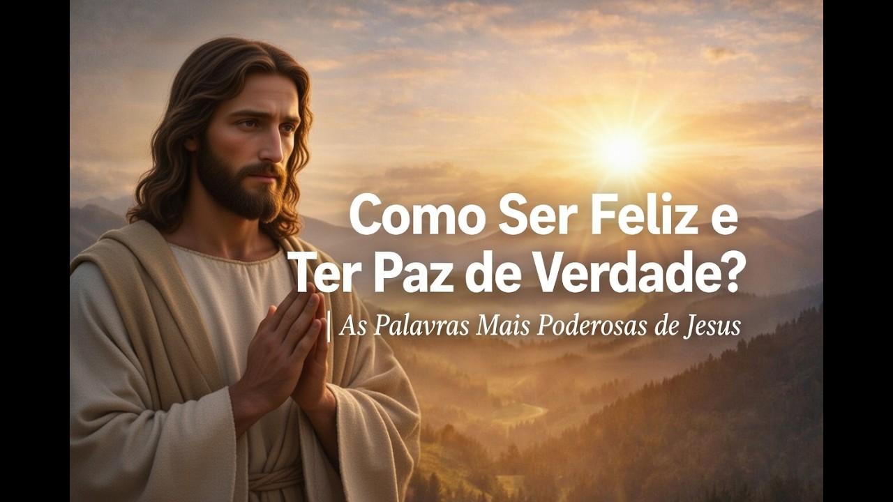 Como Ser Feliz e Ter Paz de Verdade? | As Palavras Mais Poderosas de Jesus