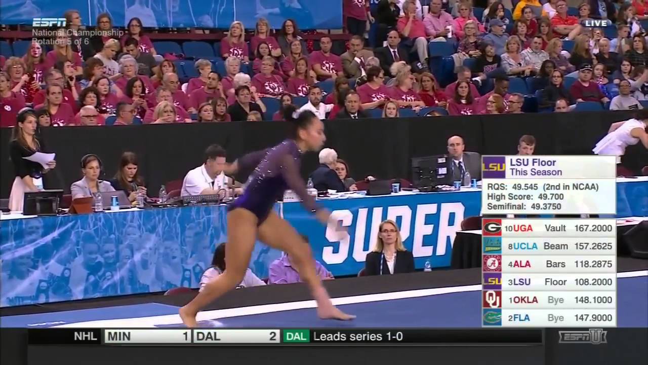 Myia Hambrick (LSU) 2016 Floor Super Six Finals 9.925