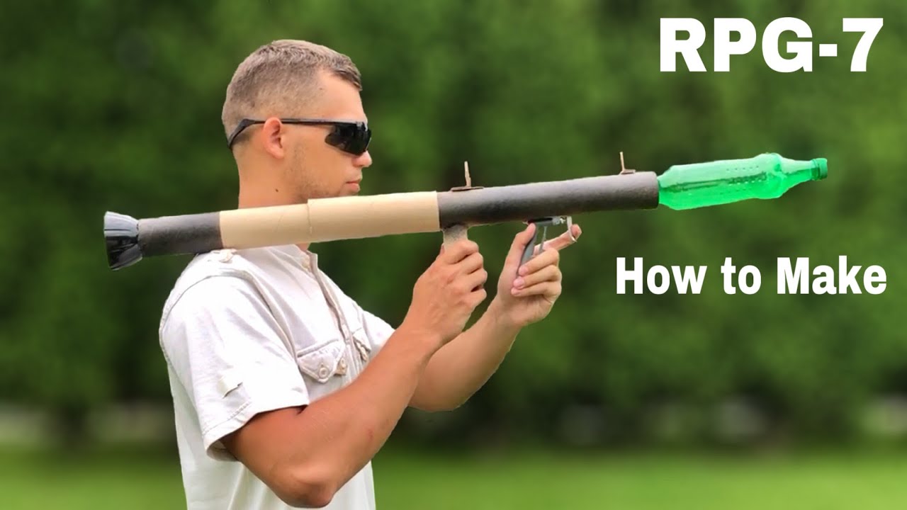 How to Make an Airsoft Rocket - Amazing DIY RPG-7 Air Rocket