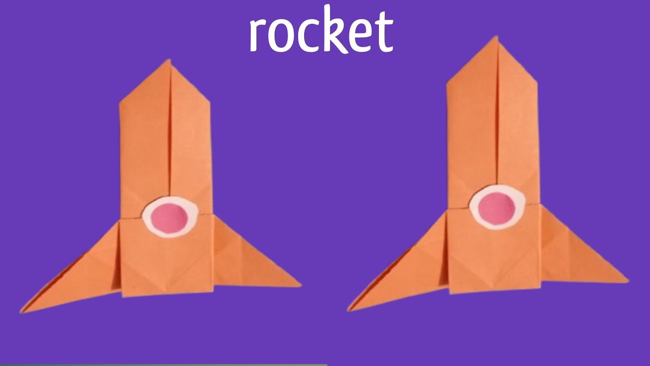 How to Make a Rocket with Paper (School Project)🚀🚀