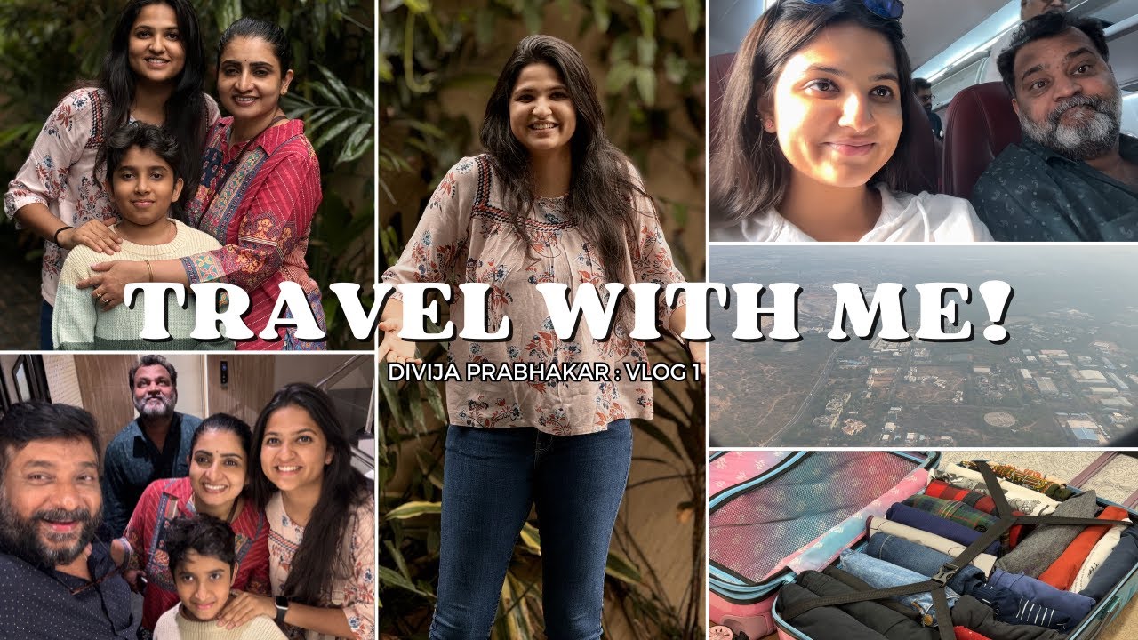 Travel with me! II Vlog 1 II Divija Prabhakar