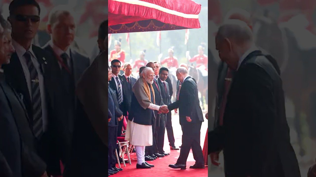 Putin Greets Modi, Murmu at Indian Presidential Palace
