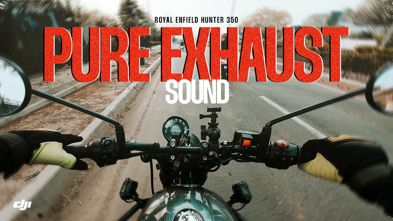 Royal Enfield Hunter 350 Exhaust Sound | Real Road Experience | Raw, Pure & Unfiltered Ride!